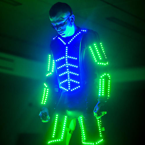 strój tancerza laserman